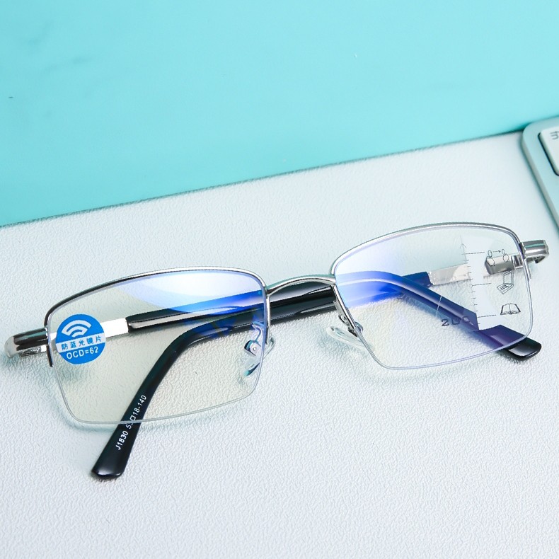 Kính viễn thị  dành cho nam và nữ xẻ viền cước tròng kính chống xước chống ánh sáng xanh