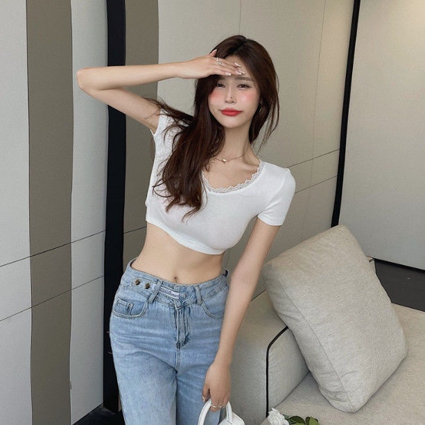 Áo Thun Ngắn Dáng Ôm Cột Dây Gợi Cảm Thời Trang Mùa Hè Hàng Mới Dành Cho Bạn Nữ