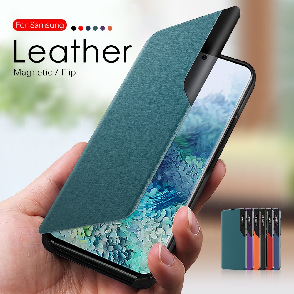 Leather Magnetic Smart Case Stand Phone Cover For Samsung Galaxy S20 FE Note 20 Ultra S10 Lite Light S8 S9 Plus S 10 8 9