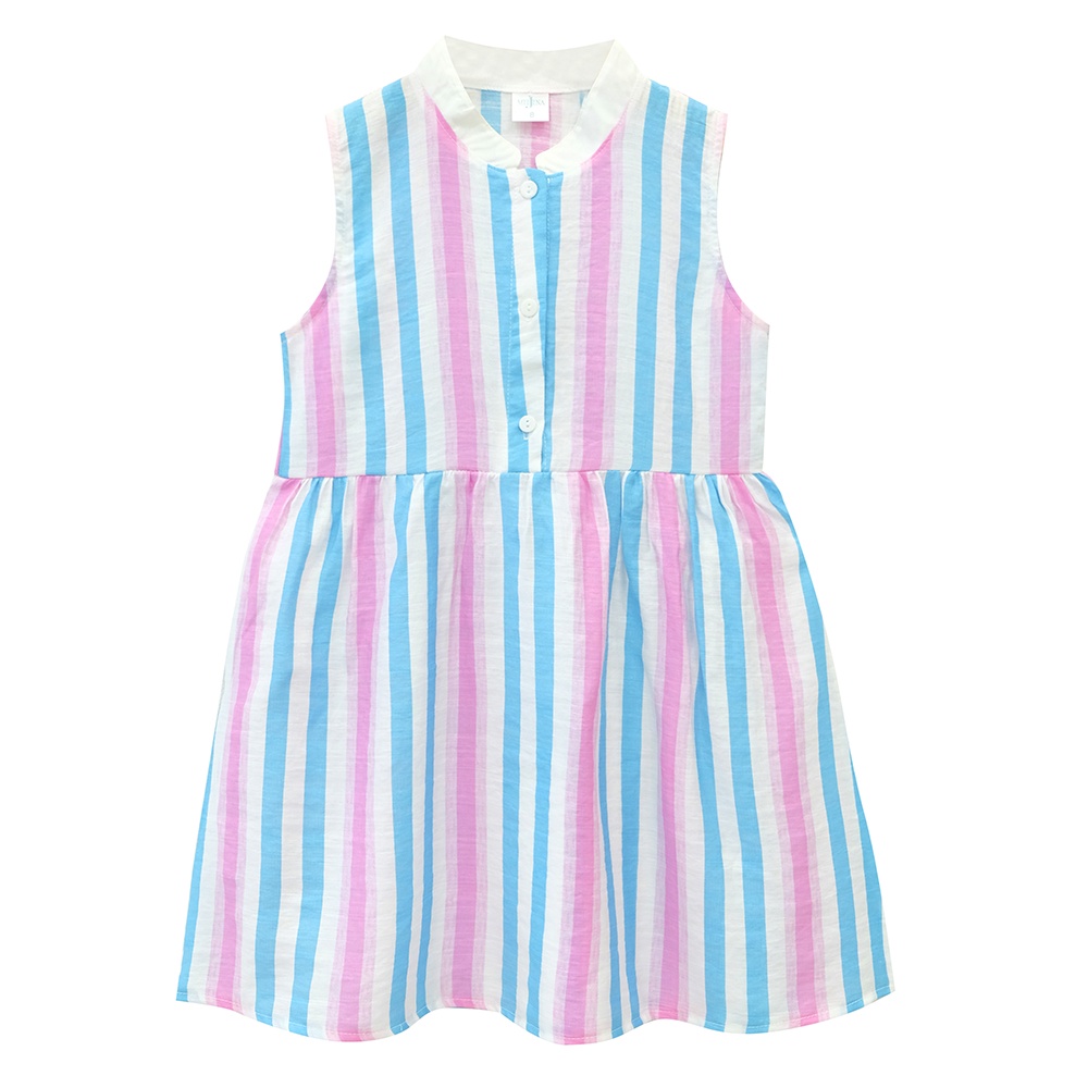 Váy Bé Gái Sát Nách Vải Kate Sọc 14 - 34 kg MEEJENA - 2565