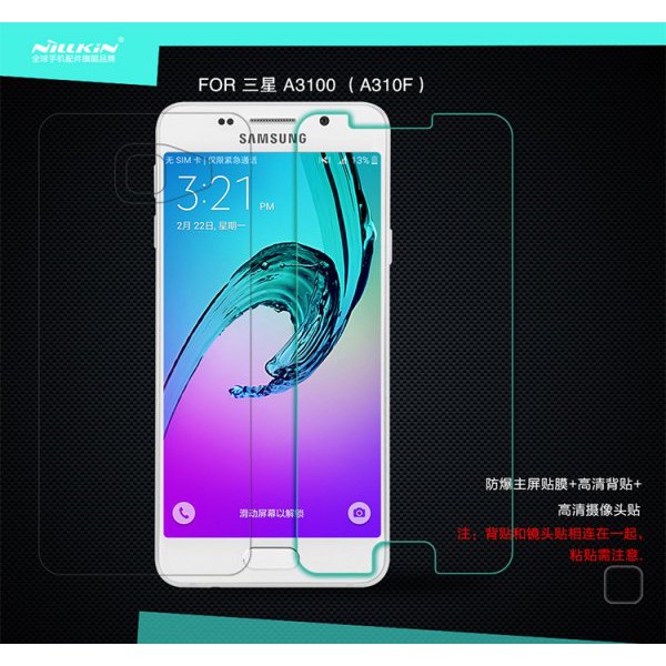 Dán kính cường lực Galaxy A3 2016 A310 chính hãng Nillkin 9H