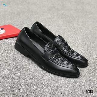 [Xả Hết Đón Tết] Giày Da Bò Công Sở DRAFCO D11 D12 - Thời Trang - Trẻ Trung - Lịch lãm - Tặng đón gót