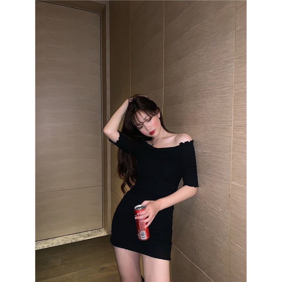 [ORDER ~15NGÀY] ĐẦM THUN BODY TRỄ VAI ✿ ROSASOONIE