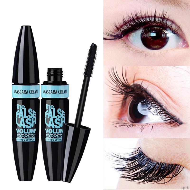 [Hàng mới về] Mascara màu đen làm dày và dài mi tự nhiên kháng nước không vón cục tạo đôi mắt quyến rũ
