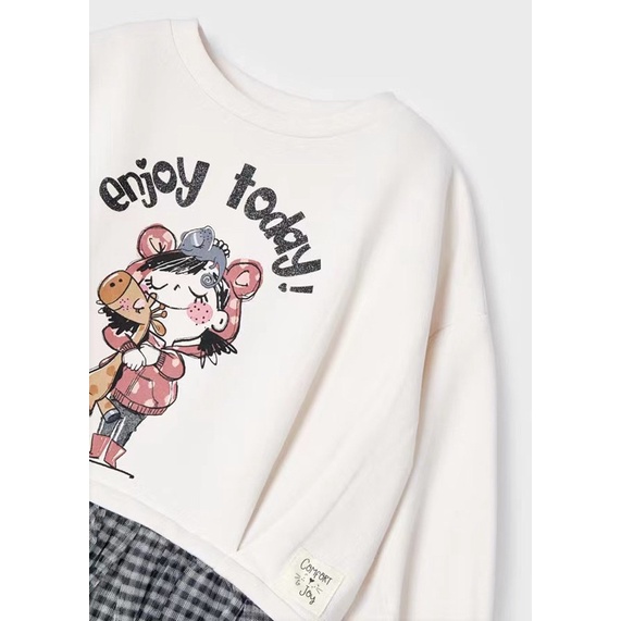XD- Váy Mayoral phối chân voan size 2y-9y