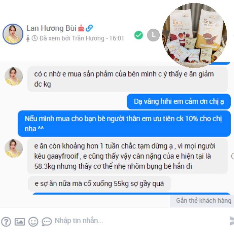 3 Set Bột Trà Gạo Lứt Ăn Kiêng Giảm Cân Thực Dưỡng Vinatha - 4020gr