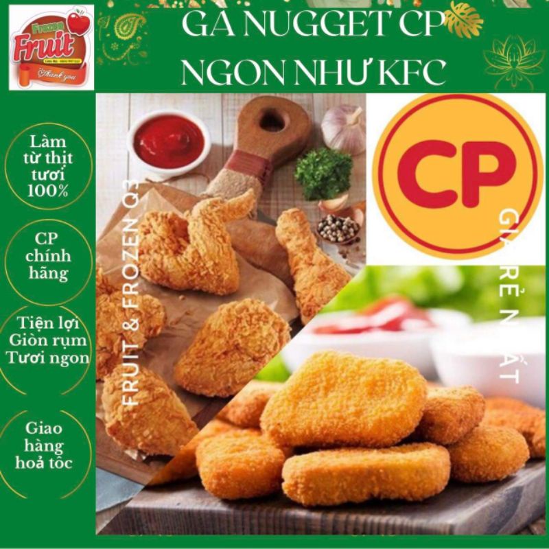 GÀ NUGGET MIẾNG CP siêu ngon