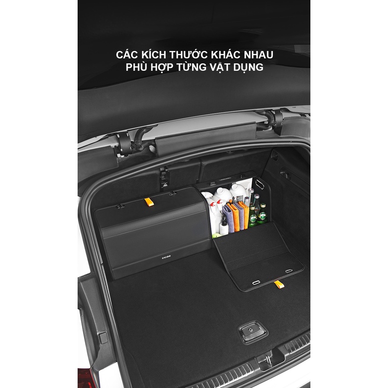 Hộp đựng đồ xe ô tô Cicido - Thùng đựng đồ ô tô, hộp đựng đồ cốp xe ô tô