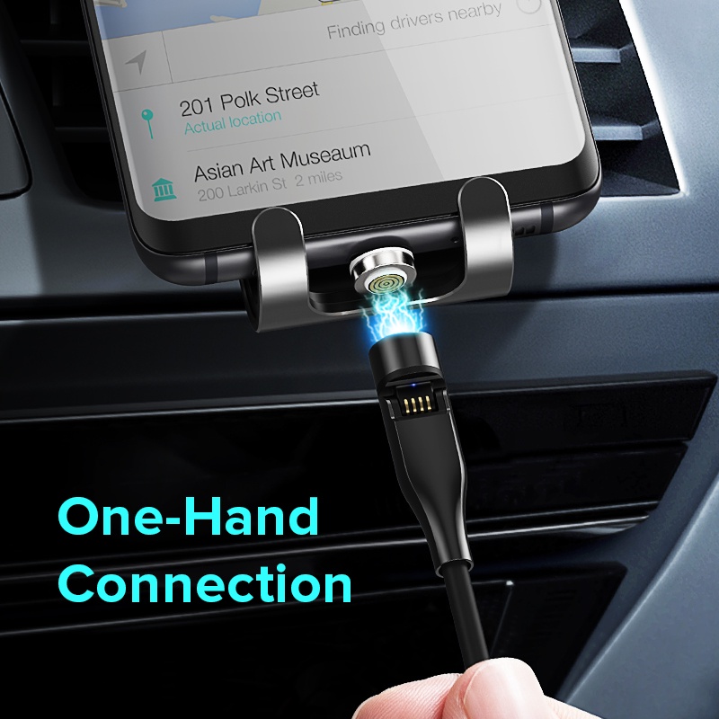 Dây Cáp Sạc USB Type C 540 Có Nam Châm Cho Samsung Huawei