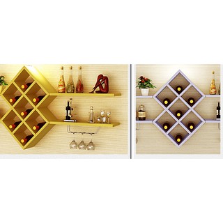 Kệ tủ rượu trang trí treo tường
