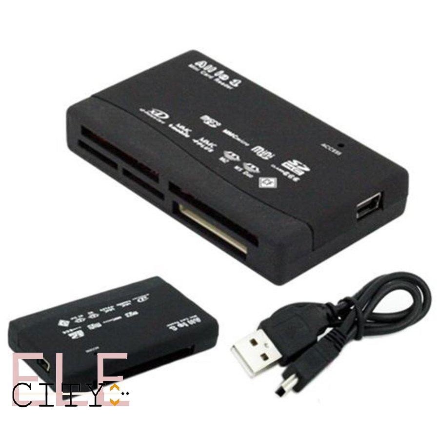 111ele} Memory Card Reader Mini 26-IN-1 USB 2.0 High Speed For CF xD SD MS SDHC