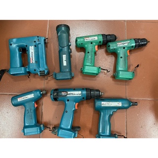 Máy khoan, vít , đèn pin, bắn đinh pin 9.6v makita nhật bãi. . bn.