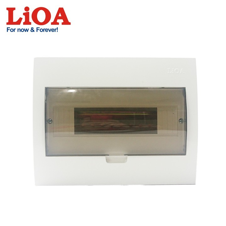 Tủ điện LiOA đế nhựa dùng chứa 8 - 18 Aptomat Chính hãng