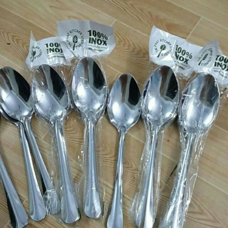 10 muỗng inox ăn cơm, thìa inox, thìa