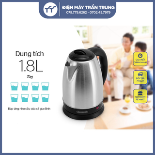 Bình đun nước siêu tốc sunhouse 1.8lít shd1182, shd1353