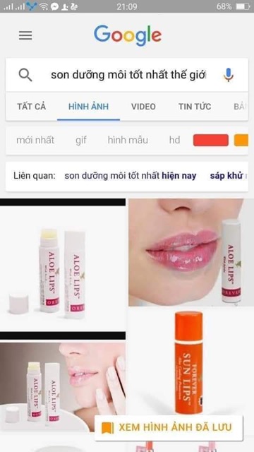 [GIÁ RẺ] Son dưỡng môi Aloe Lips #022flp Lô Hội