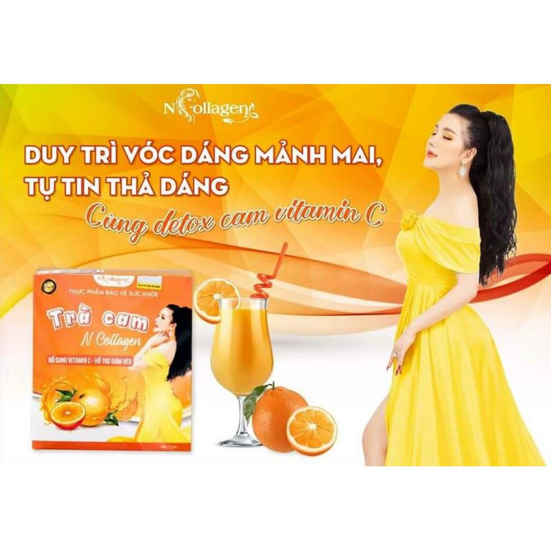 (CHÍNH HÃNG)TRÀ GIẢM CÂN NCOLLAGEN CAM