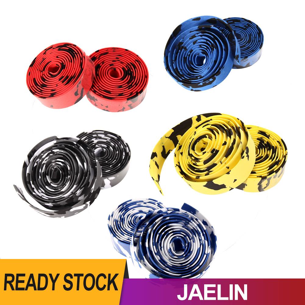 Set 2 băng quấn ghi đông xe đạp kèm 2 nút cắm