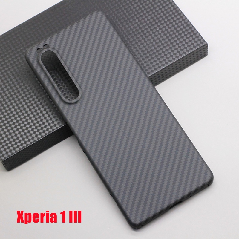 Ốp Điện Thoại Sợi Carbon Siêu Mỏng Cho Sony Xperia 1 III 5 II 10 III 1-IV Pro-i