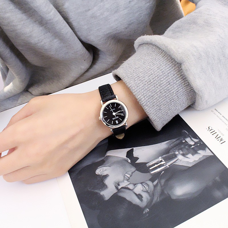 Đồng hồ thời trang nữ dây da RaTe R79 mặt tròn | BigBuy360 - bigbuy360.vn