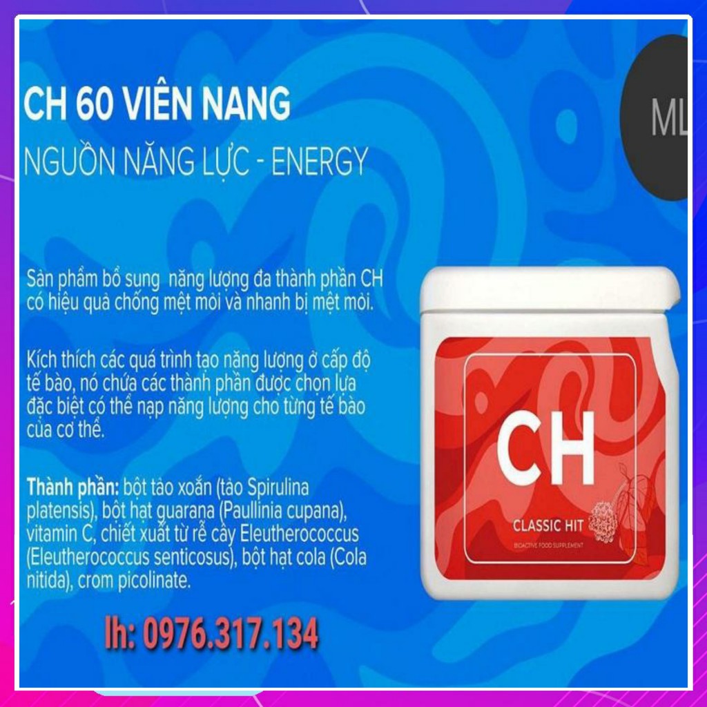 [ SALE LỚN ] - Project V - CH (Chromevital) Vision - Tăng nguồn năng lượng chống mệt mỏi cơ thể