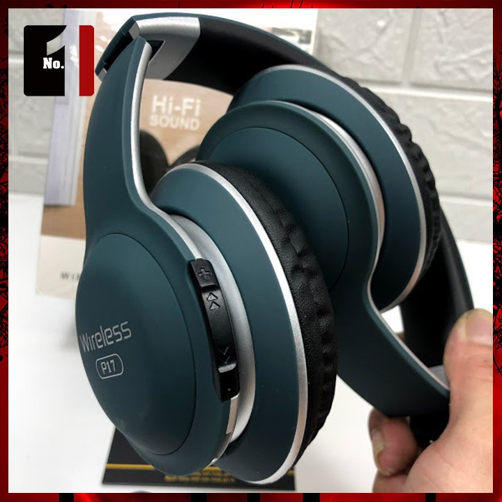 Tai Nghe Headphone Chụp Tai Bluetooth WIRELESS P17 Tai Nghe Nhạc Điện Thoại Úp Tai Không Dây