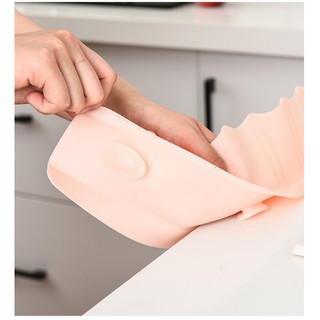 TẤM CHẮN SILICON NGĂN BẮN NƯỚC DÙNG CHO BỒN RỬA CHÉN SIÊU TIỆN LỢI, VỆ SINH, SẠCH SẼ