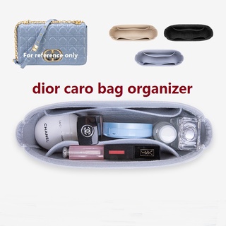 Túi trong túi phụ kiện túi cặp dior caro bag organizer insert