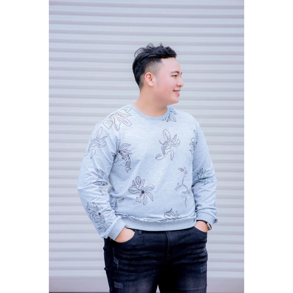Áo nỉ nam cỡ lớn 80-140kg AKYOO