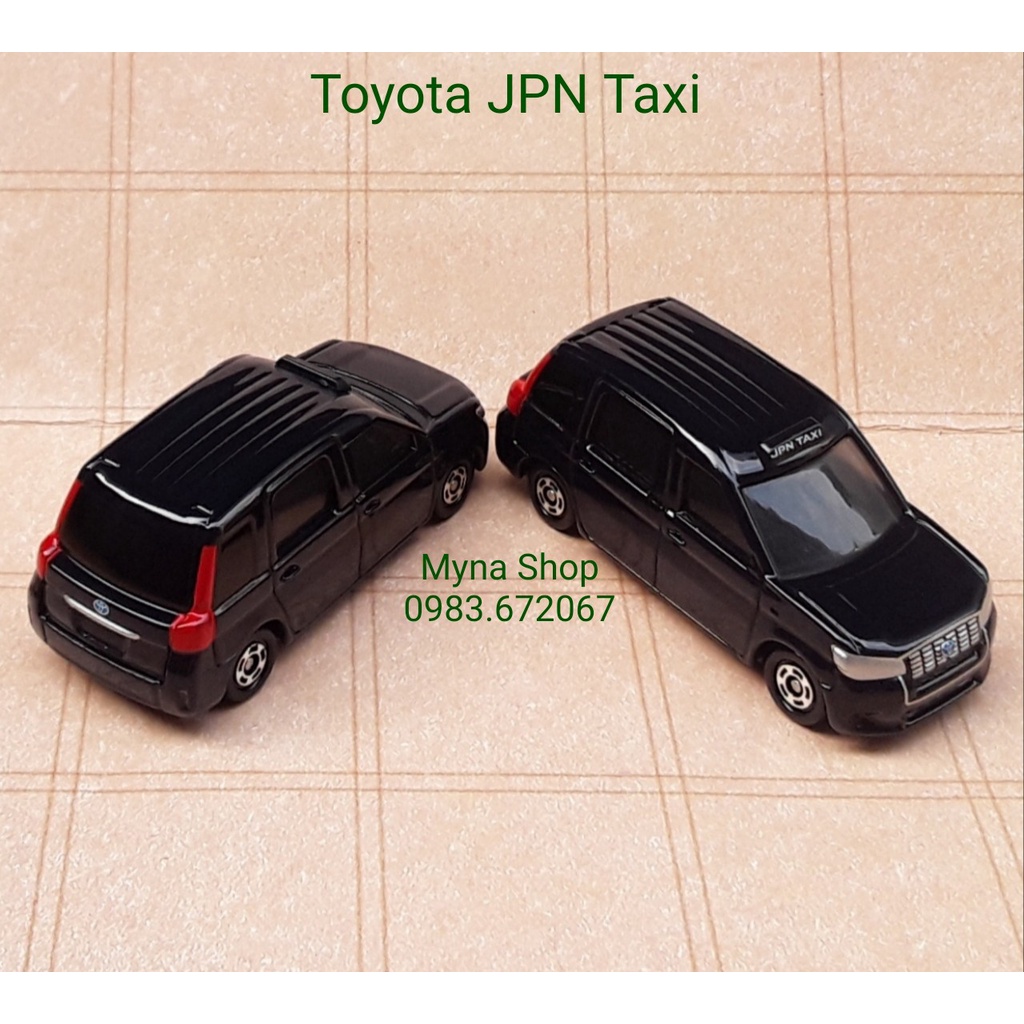 Đồ chơi mô hình tĩnh xe tomica không hộp - Toyota PJN Taxi - xe taxi Nhật Bản