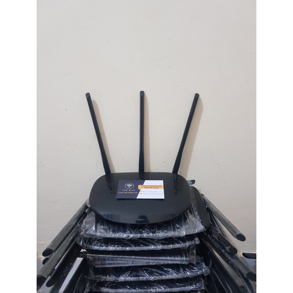 Router WiFi Tplink 3 râu xuyên tường tốc độ 450mbps giá rẻ nhất màu sắc đen or trắng