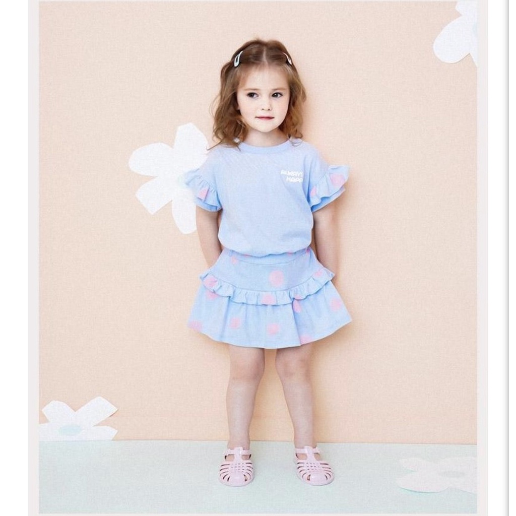 Áo cotton bé gái phối tay cánh tiên Always Hej. HA2909