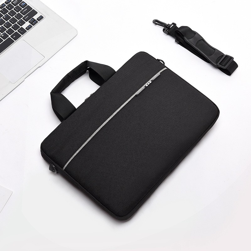 Cặp đựng laptop, macbook 13, 14, 15, 15.6 inch chống sốc, chống nước, có đai gài hành lý phía sau - FPT BAGS
