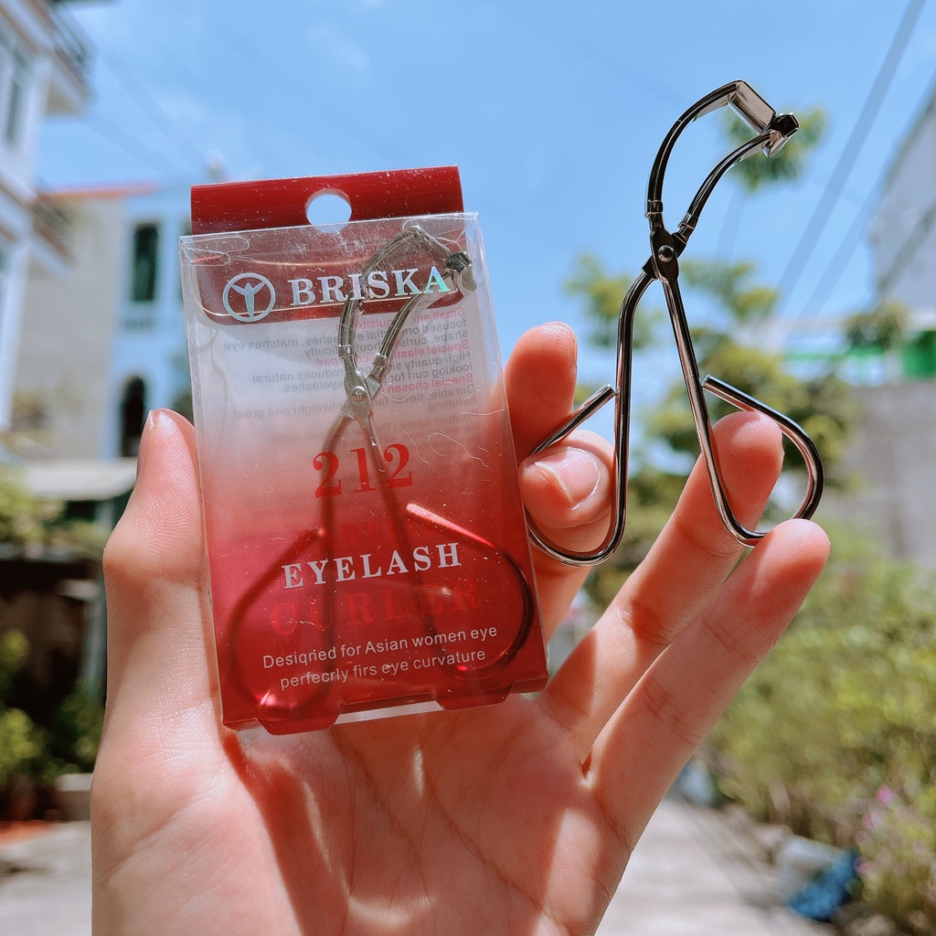 Kẹp mi góc Briska 212 Eyelash, Màu Đỏ
