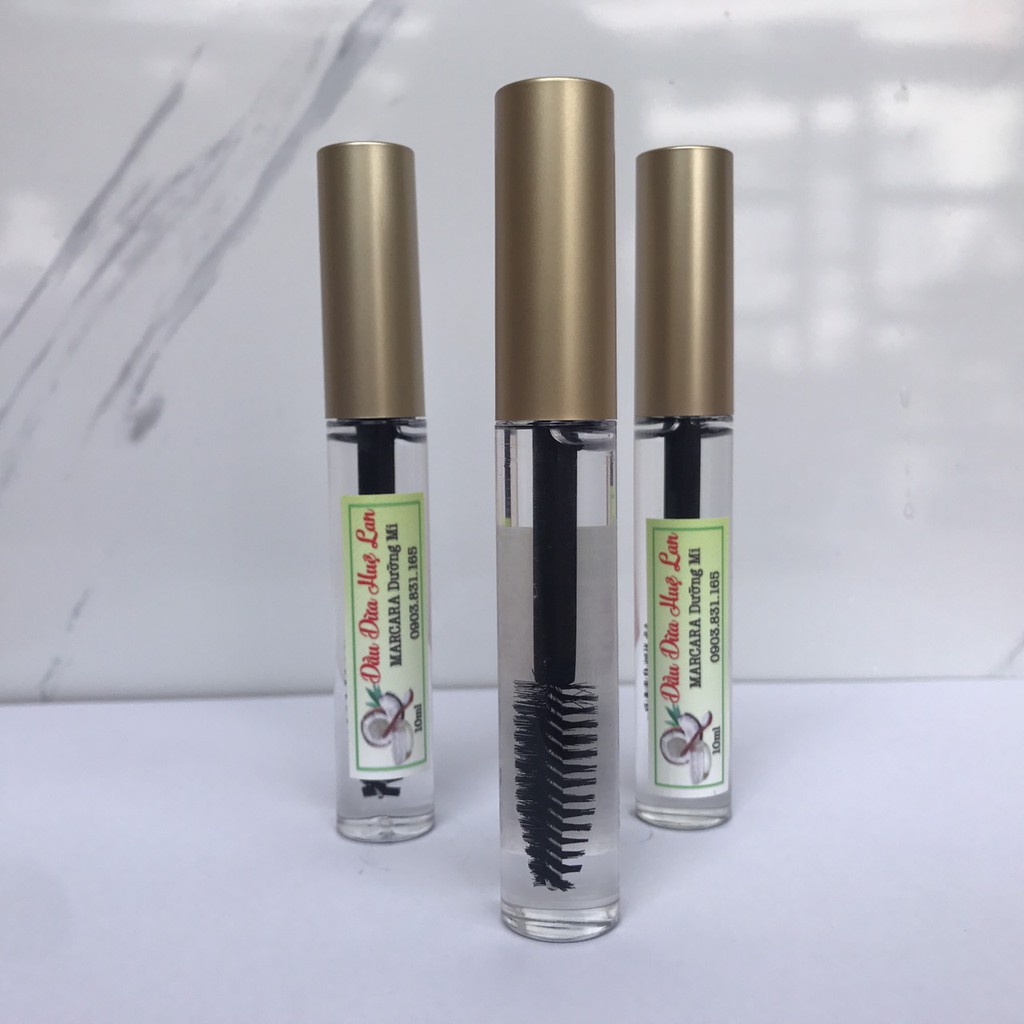 Chuốt mi - mascara dầu dừa Bến Tre nguyên chất dưỡng lông mi dài cong 10ml Zentop