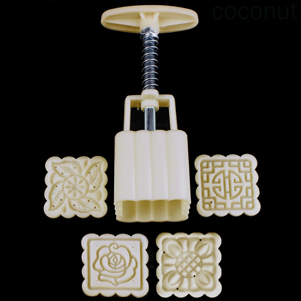 Khuôn Ấn Làm Bánh Trung Thu Hình Vuông Có Thể Tái Sử Dụng