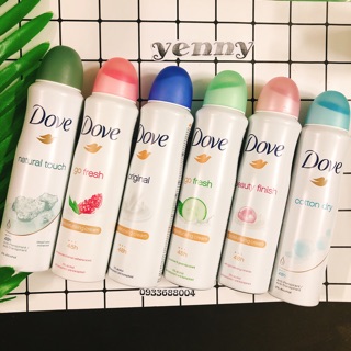 Xịt Khử Mùi Dove 150ml