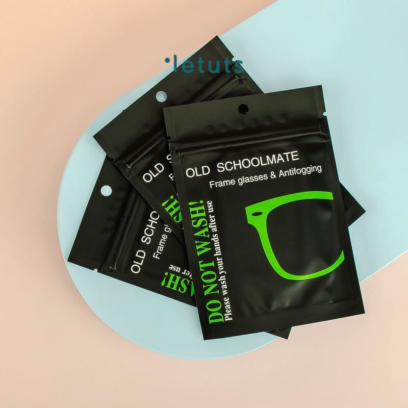 Khăn lau kính chống bám hơi nước, chống bám hơi mờ mắt kính LETUTS