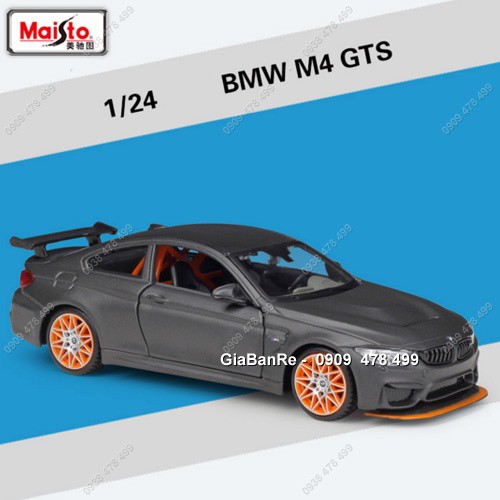 Xe Mô Hình Kim Loại BMW M4 GTS Tỉ Lệ 1:24  - Maisto - 8048.1