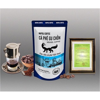 Cà Phê Gu Chồn, cà phê rang nguyên hạt Napoli Coffee 1 kg