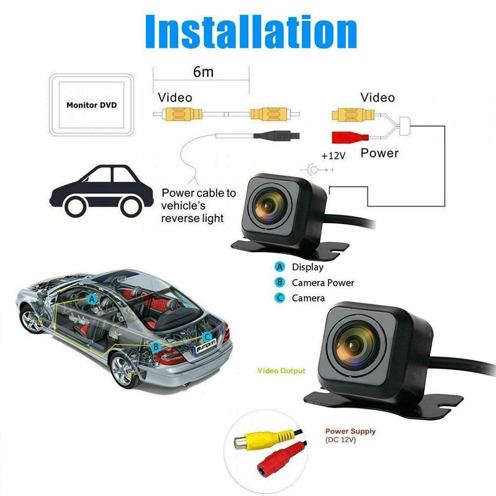 Mới Camera Lùi Xe Tầm Nhìn Ban Đêm 170o Y8S4 | BigBuy360 - bigbuy360.vn