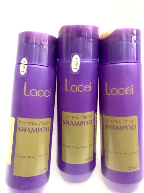 Dầu gội phục hồi Lacie 250ml  tím siêu dưỡng thơm mượt giữ màu, phục hồi tóc chống rụng, ( chai tím có vòi )