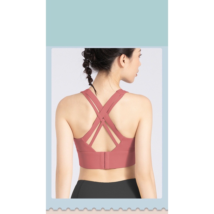 Áo croptop mẫu mới siêu hot, tập gym, yoga có lót đệm ngực - Hàng Quảng Châu Cao Cấp