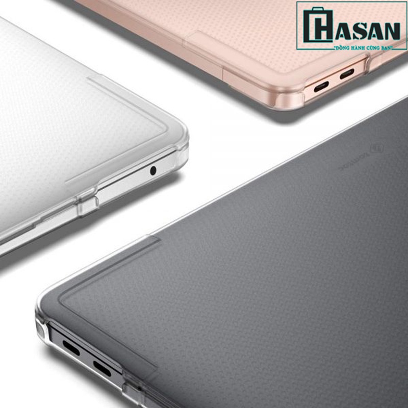 Ốp cao cấp chống sốc chính hãng TOMTOC (USA) Hardshell Slim-B03-C02 cho Macbook Air 13 inch M1 2021
