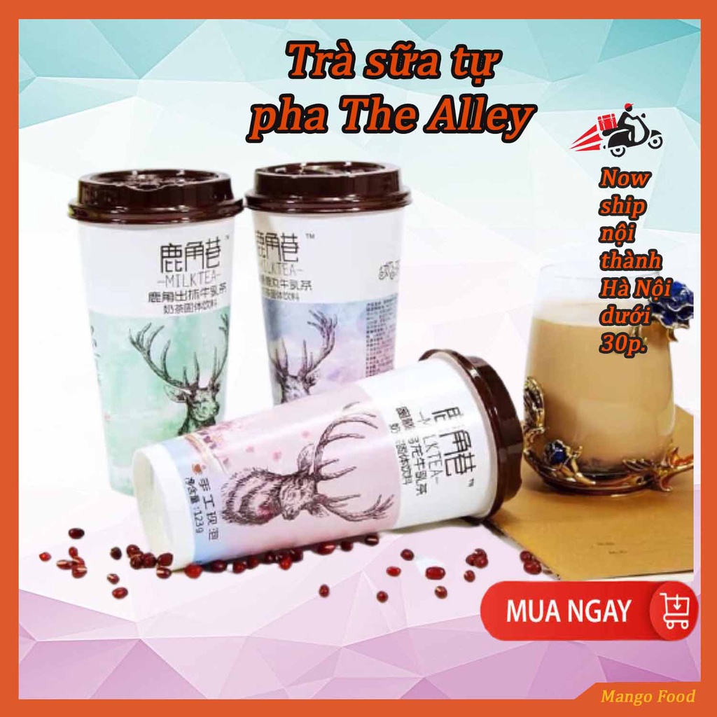 Trà sữa tự pha đủ vị The Alley Mango Food, đồ ăn vặt Hà Nội