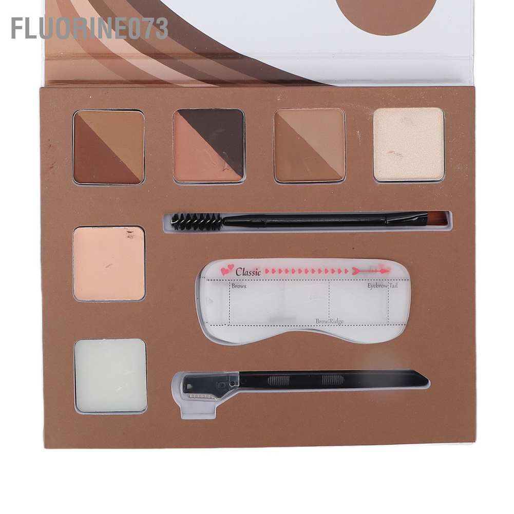 [Hàng mới về] Bộ bảng phấn mắt Fluorine073 6 màu kèm phụ kiện 105g