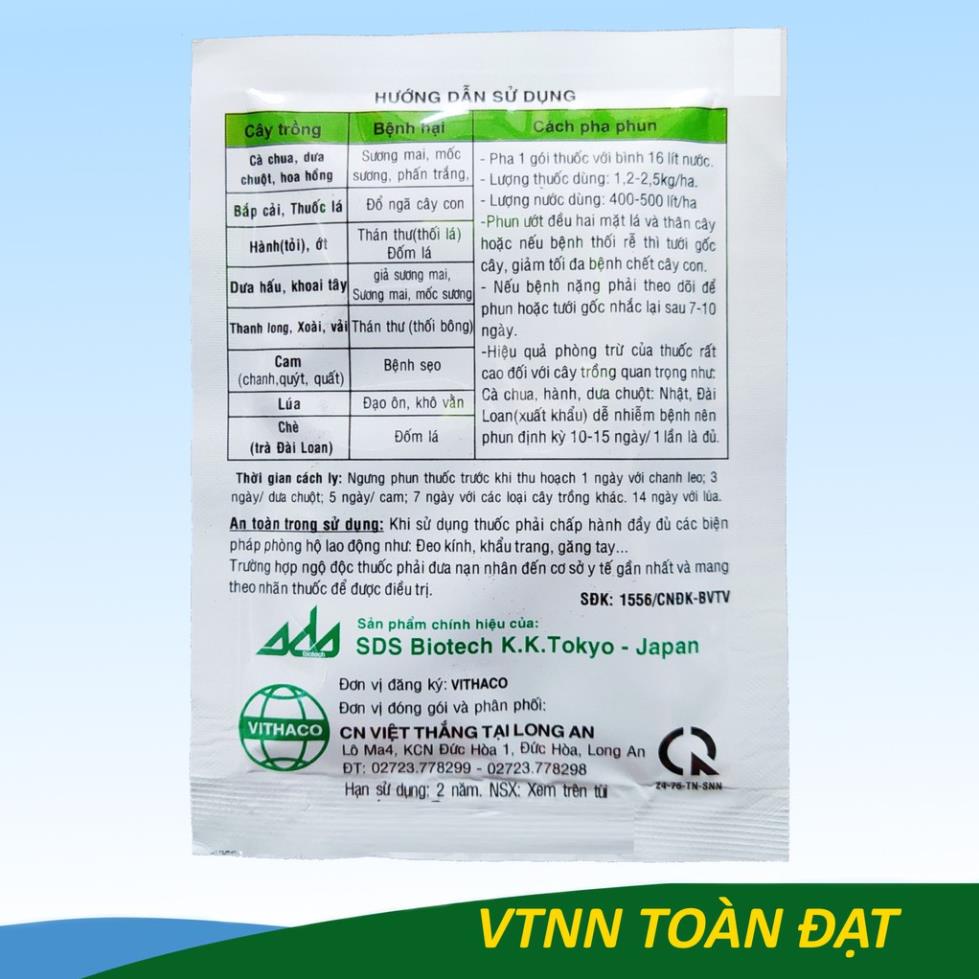 Thuốc trừ nấm bệnh vàng lá Daconil Chlorothalonil 75%