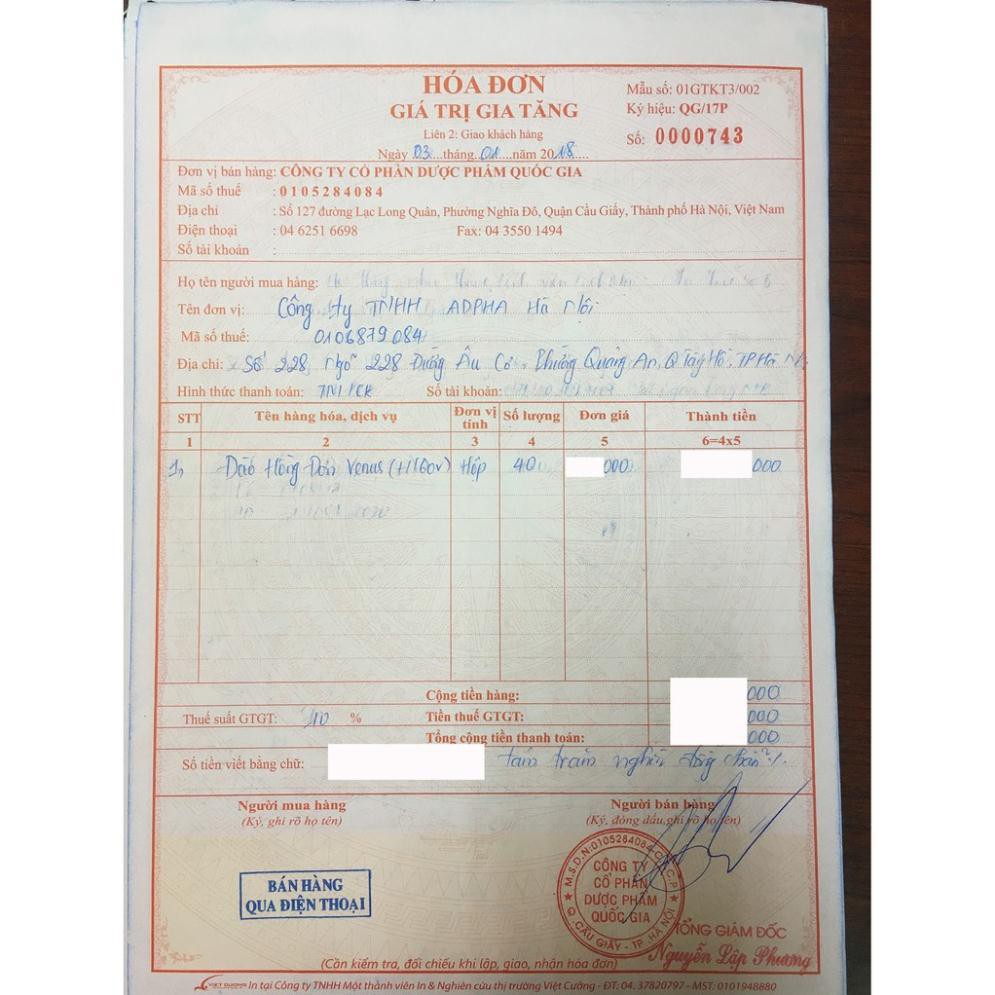 Combo 2h 60 viên tặng 1h 30 viên - ĐÀO HỒNG ĐƠN VENUS CHÍNH HÃNG