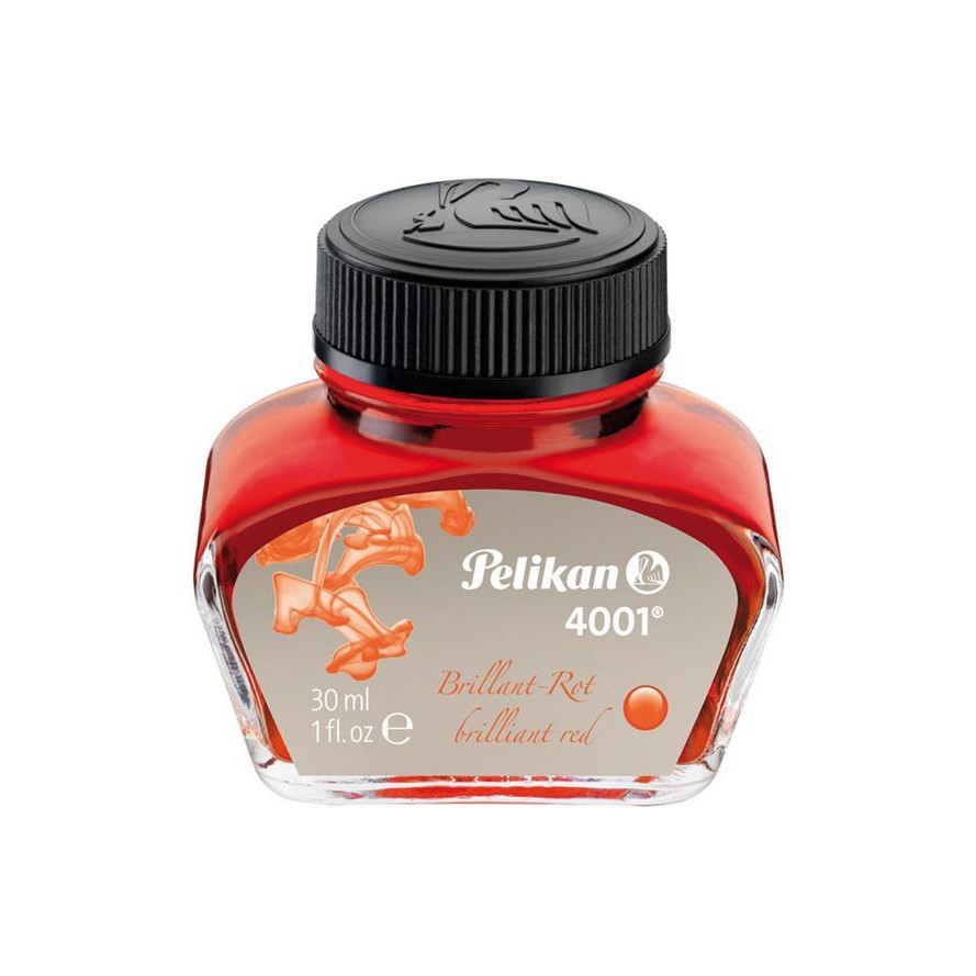 Mực Pelikan 4001 (Made in Germany) - 62.5ml Màu đỏ tươi (Brilliant Red)