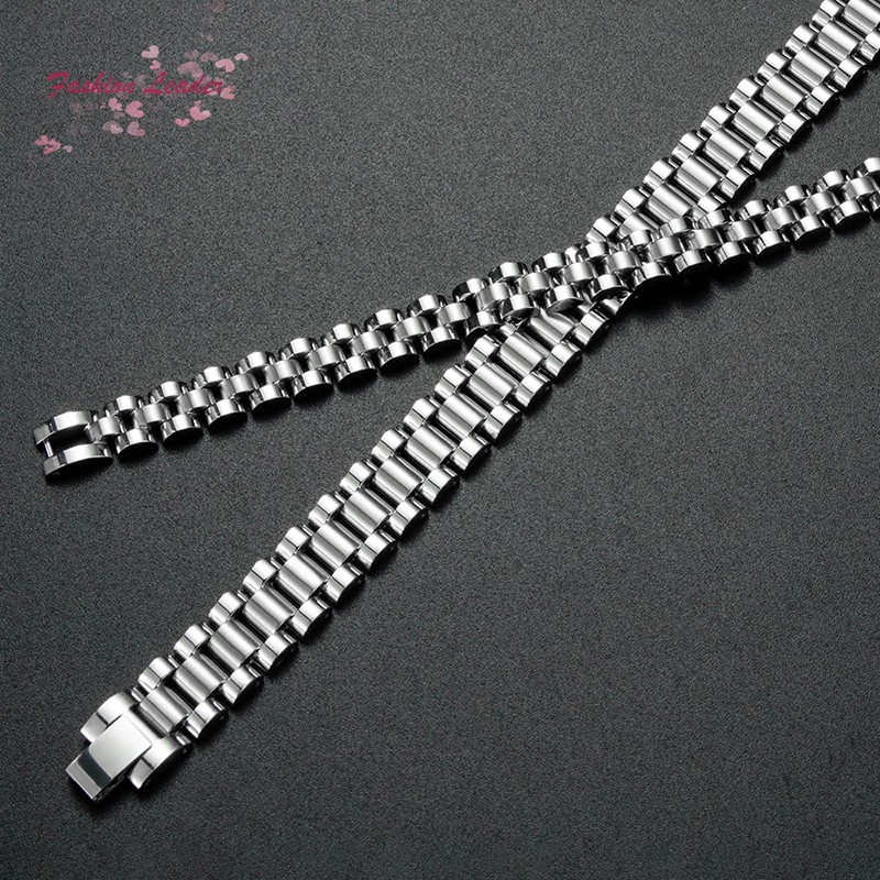 Stainless Steel Bracelet for Men Women Elegant Stylish Detacthable Hand Chain Watch Bracelet